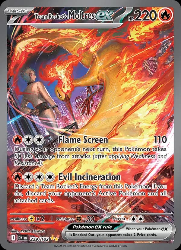 Team Rocket's Moltres ex — Destined Rivals, Special illustration rare