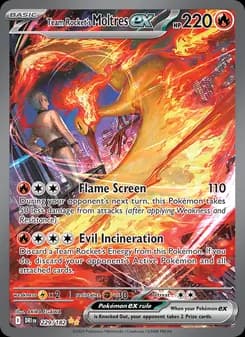 Team Rocket's Moltres ex — Destined Rivals — Special illustration rare
