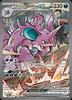 Team Rocket's Nidoking ex — Destined Rivals — Special illustration rare