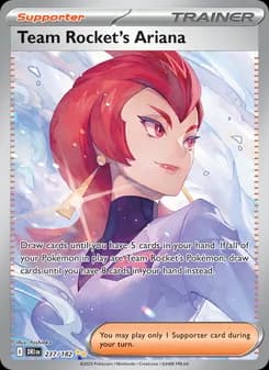 Team Rocket's Ariana — Destined Rivals — Special illustration rare