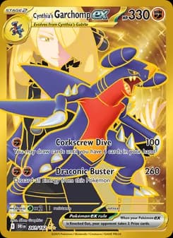 Cynthia's Garchomp ex — Destined Rivals — Hyper rare