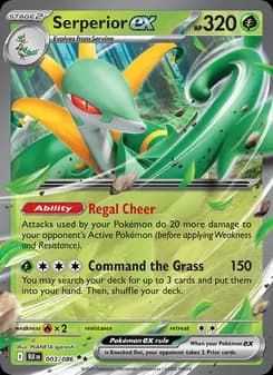 Serperior ex — Black Bolt — Double rare