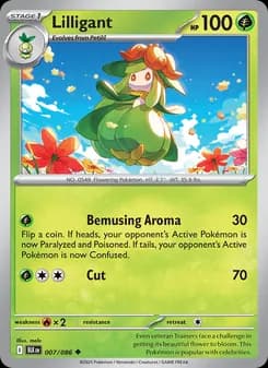 Lilligant — Black Bolt — Uncommon