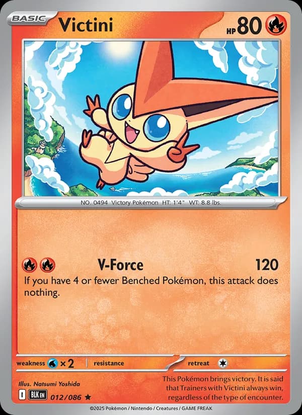 Victini — Black Bolt, Rare