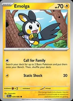 Emolga — Black Bolt — Common