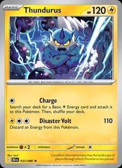 Thundurus — Black Bolt — Rare