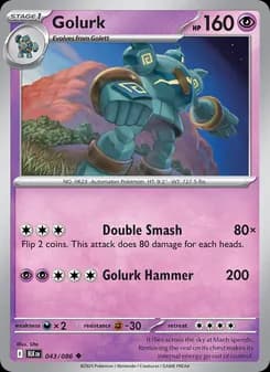 Golurk — Black Bolt — Uncommon