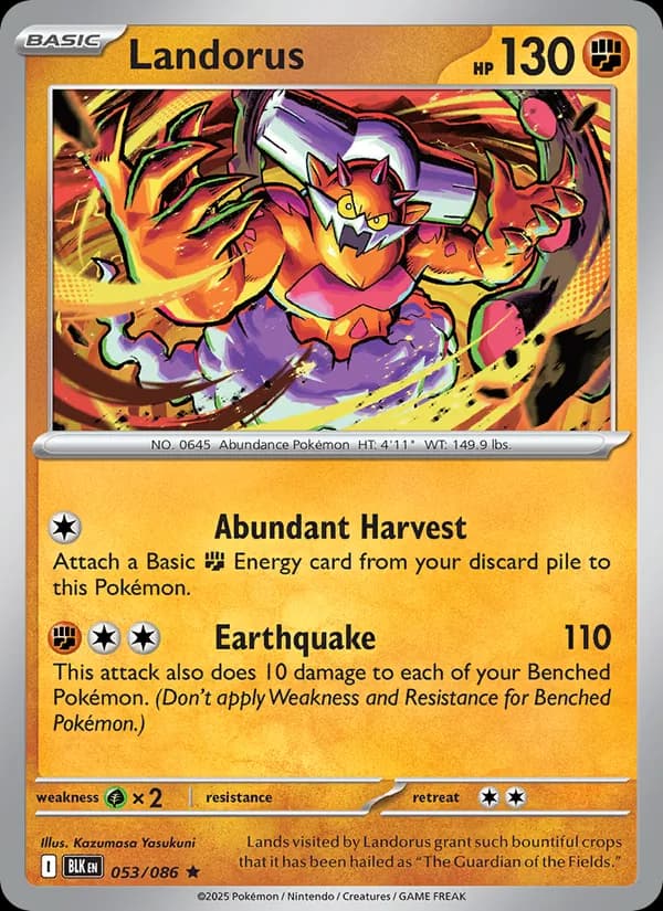 Landorus — Black Bolt, Rare