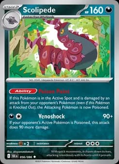 Scolipede — Black Bolt — Uncommon