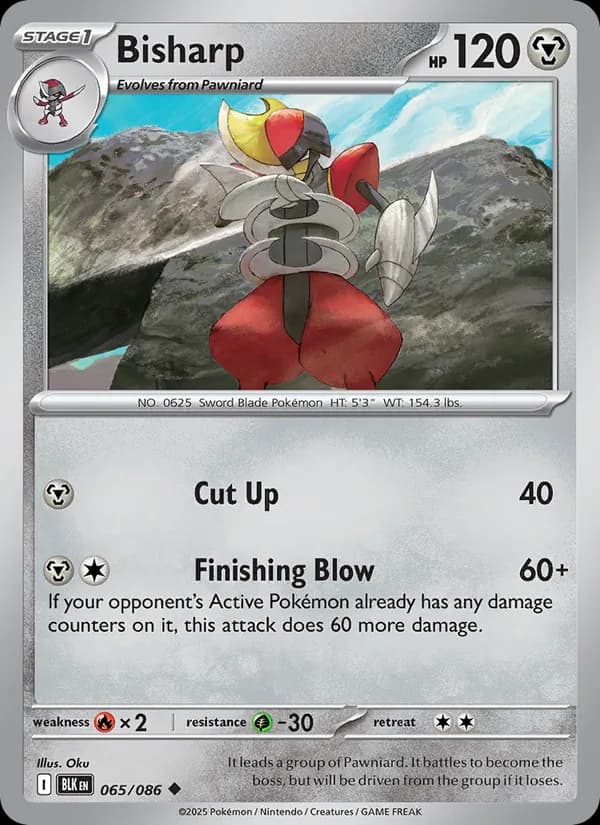 Bisharp — Black Bolt, Uncommon