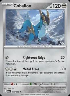 Cobalion — Black Bolt — Rare