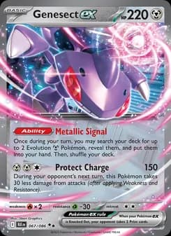 Genesect ex — Black Bolt — Double rare
