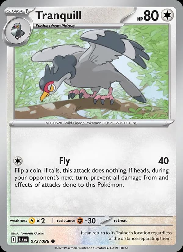 Tranquill — Black Bolt, Common