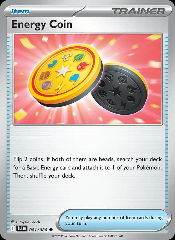 Energy Coin — Black Bolt, Uncommon