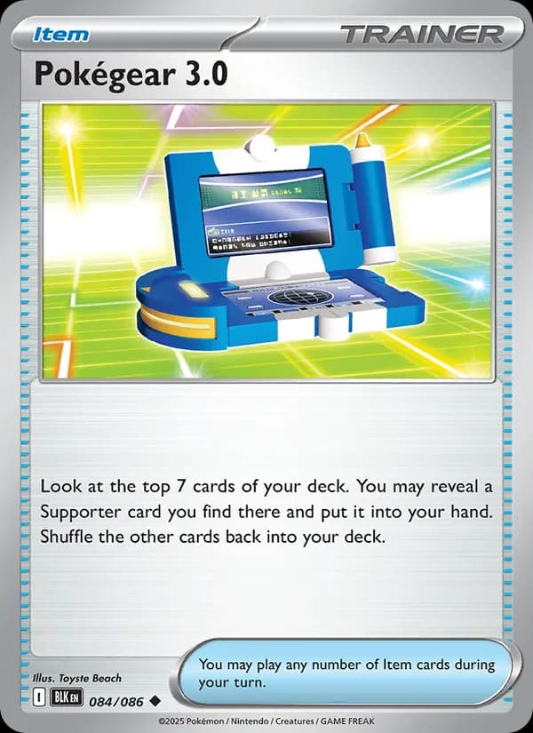 Pokégear 3.0 — Black Bolt, Uncommon
