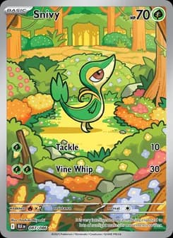 Snivy — Black Bolt — Illustration rare