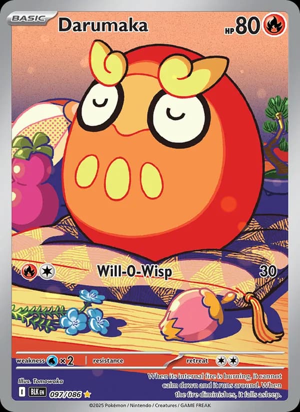 Darumaka — Black Bolt, Illustration rare
