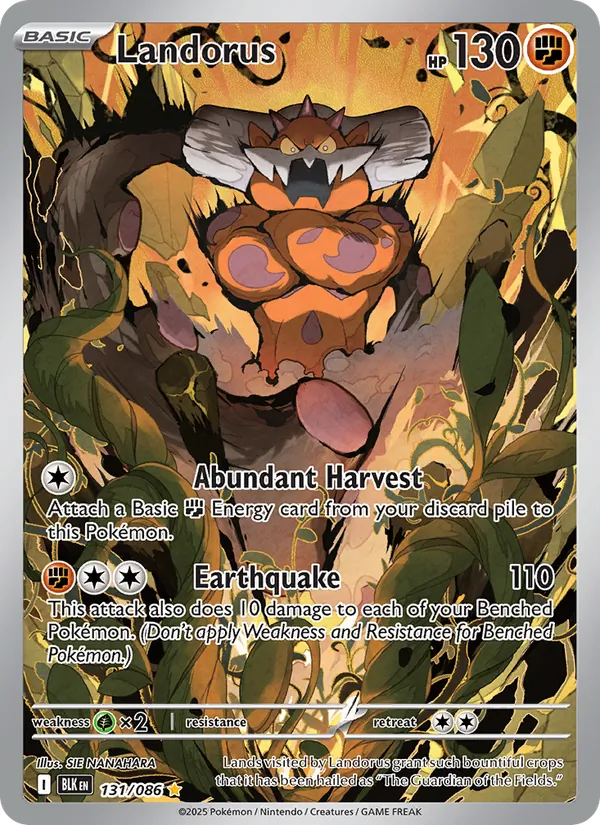 Landorus — Black Bolt, Illustration rare