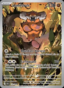 Landorus — Black Bolt — Illustration rare