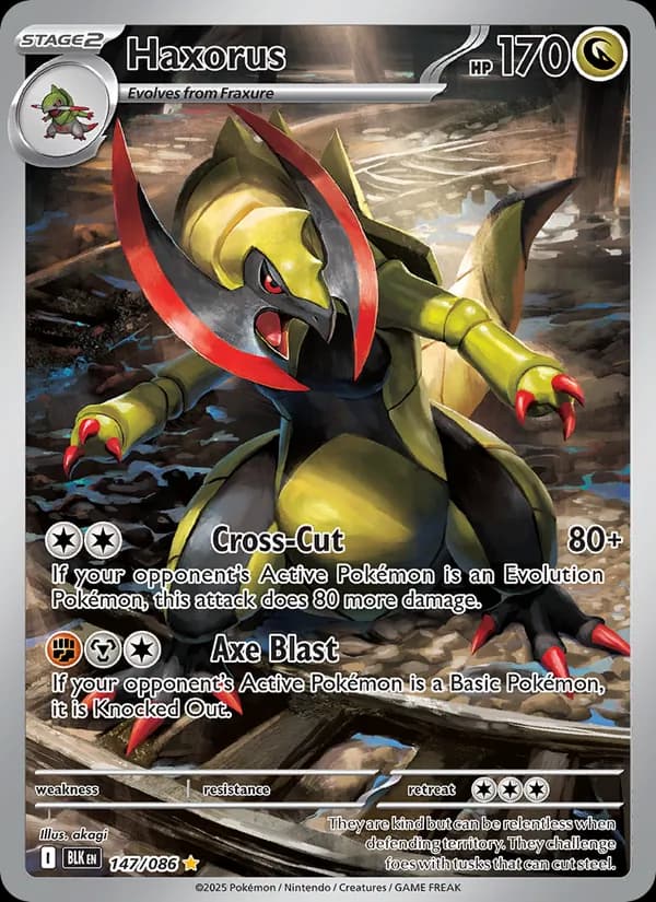 Haxorus — Black Bolt, Illustration rare
