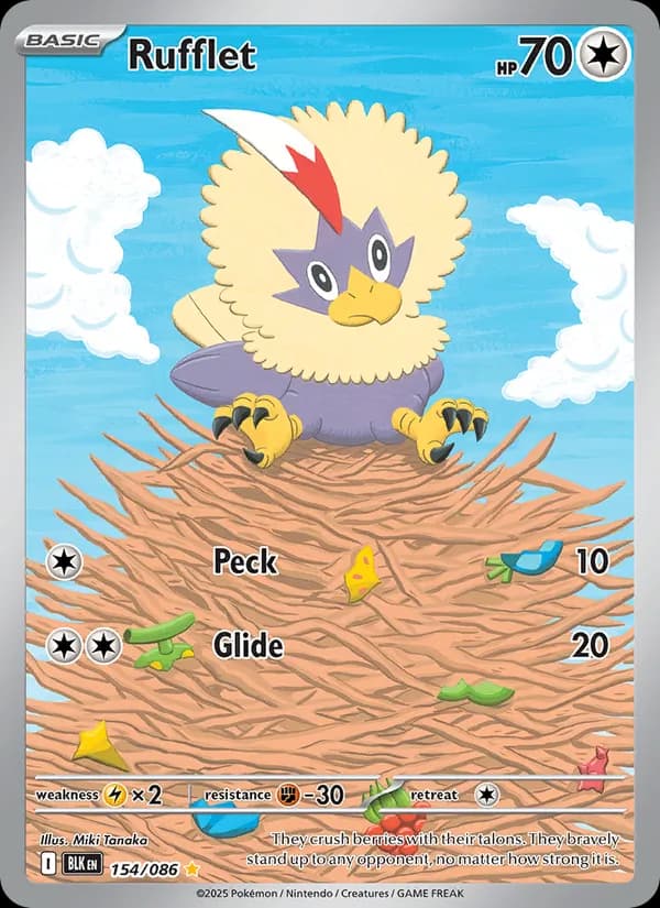 Rufflet — Black Bolt, Illustration rare