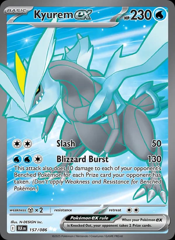 Kyurem ex — Black Bolt, Ultra Rare