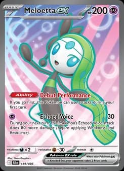Meloetta ex — Black Bolt — Ultra Rare