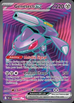 Genesect ex — Black Bolt — Ultra Rare