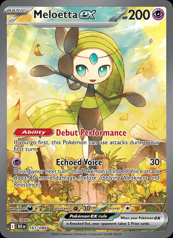 Meloetta ex — Black Bolt, Special illustration rare