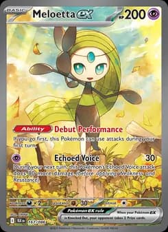 Meloetta ex — Black Bolt — Special illustration rare