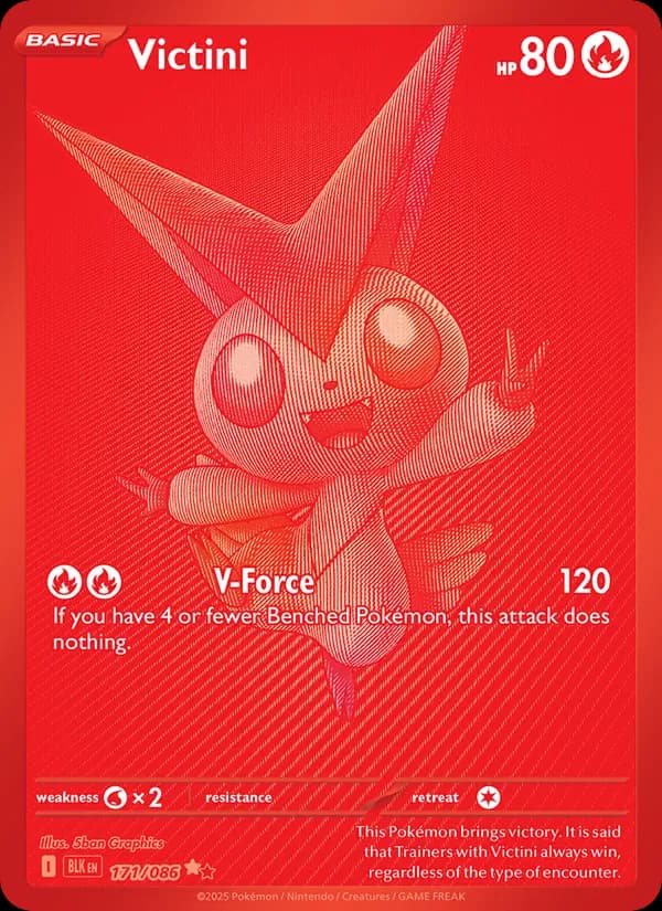 Victini — Black Bolt, Black White Rare
