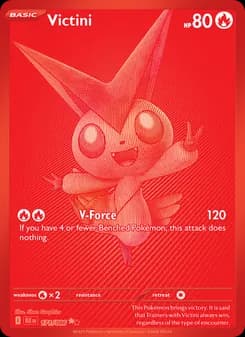 Victini — Black Bolt — Black White Rare