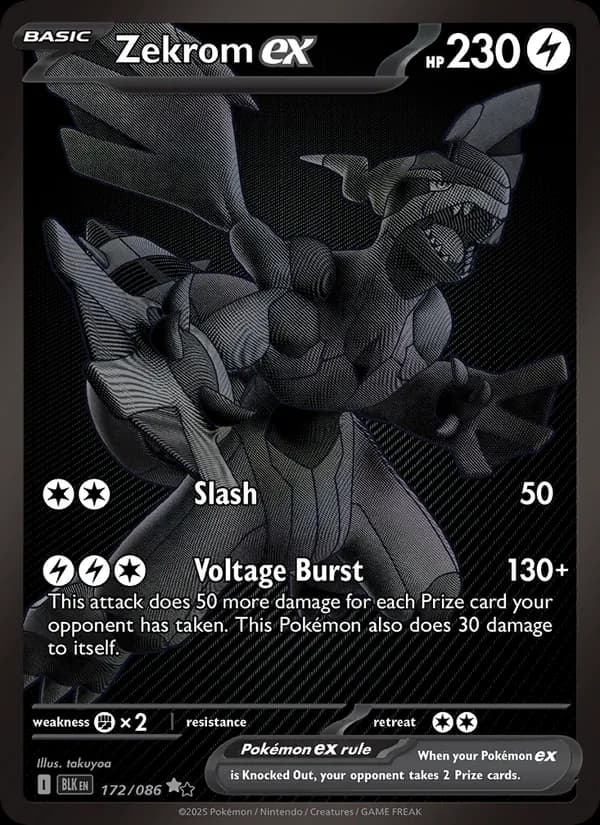 Zekrom ex — Black Bolt, Black White Rare
