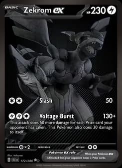 Zekrom ex — Black Bolt — Black White Rare