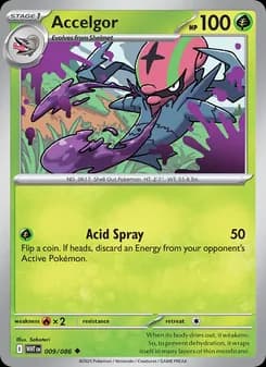 Accelgor — White Flare — Uncommon