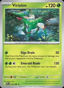 Virizion — White Flare — Rare