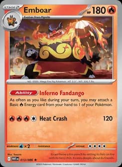 Emboar — White Flare — Rare