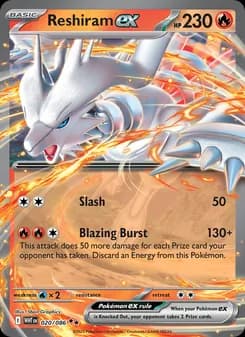 Reshiram ex — White Flare — Double rare