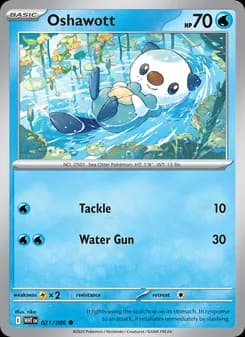 Oshawott — White Flare — Common