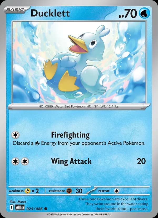 Ducklett — White Flare, Common
