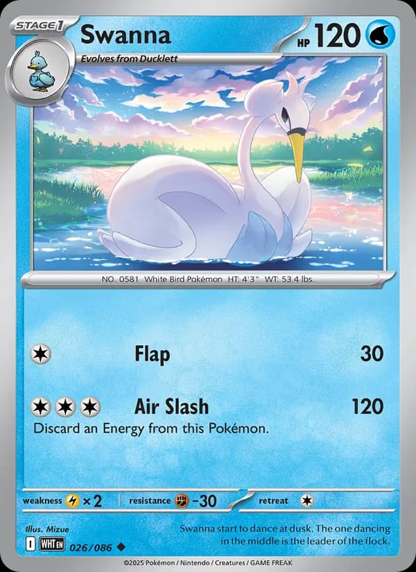 Swanna — White Flare, Uncommon