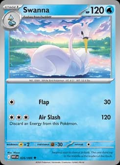 Swanna — White Flare — Uncommon