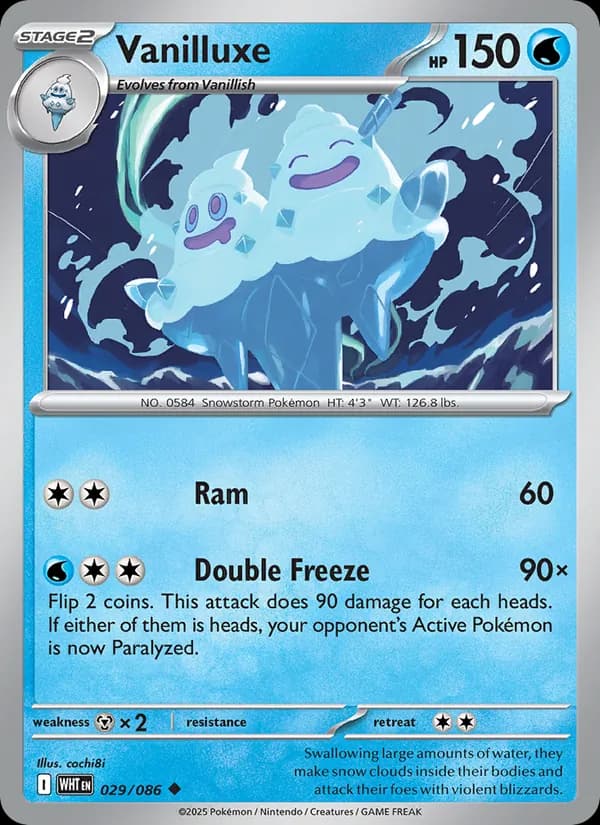 Vanilluxe — White Flare, Uncommon