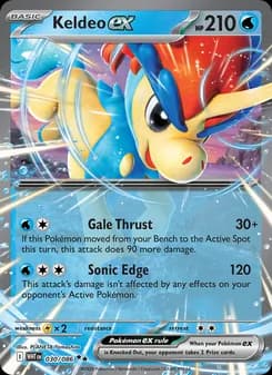 Keldeo ex — White Flare — Double rare
