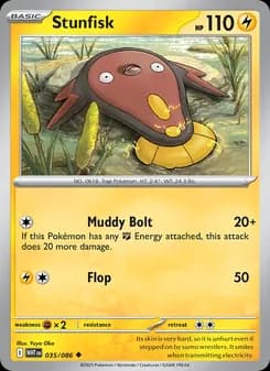 Stunfisk — White Flare — Uncommon
