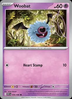 Woobat — White Flare — Common