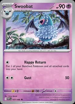 Swoobat — White Flare — Uncommon