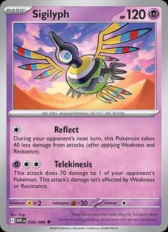 Sigilyph — White Flare — Uncommon