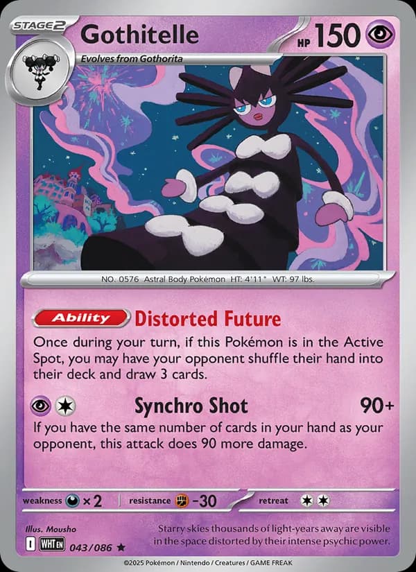 Gothitelle — White Flare, Rare