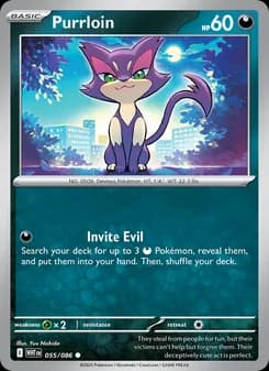 Purrloin — White Flare — Common
